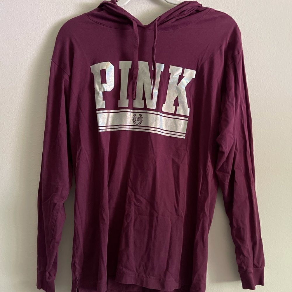 Lightweight PINK hoodie size small